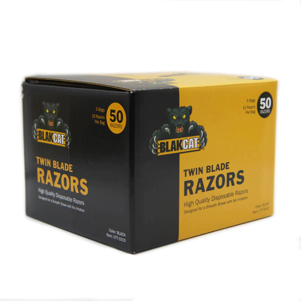 Blakcat Double Blade Disposable Razor - Box of 50