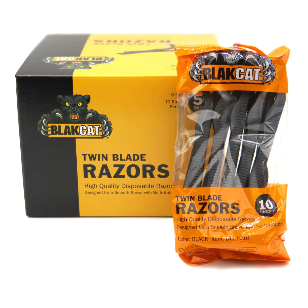 Blakcat Double Blade Disposable Razor - Box of 50