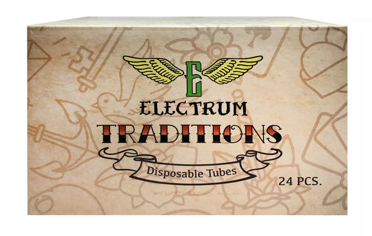 Electrum Traditions Tube & Grip Sets - 1" Premium Disposable Grips - Box of 24