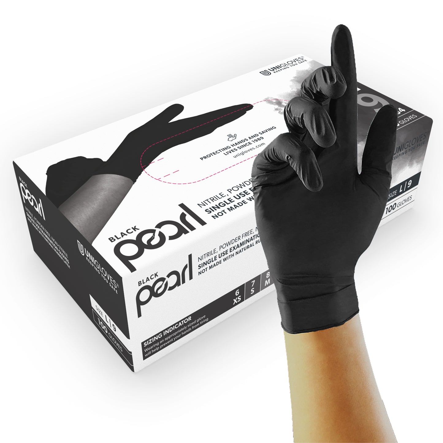 Black Pearl Nitrile Gloves