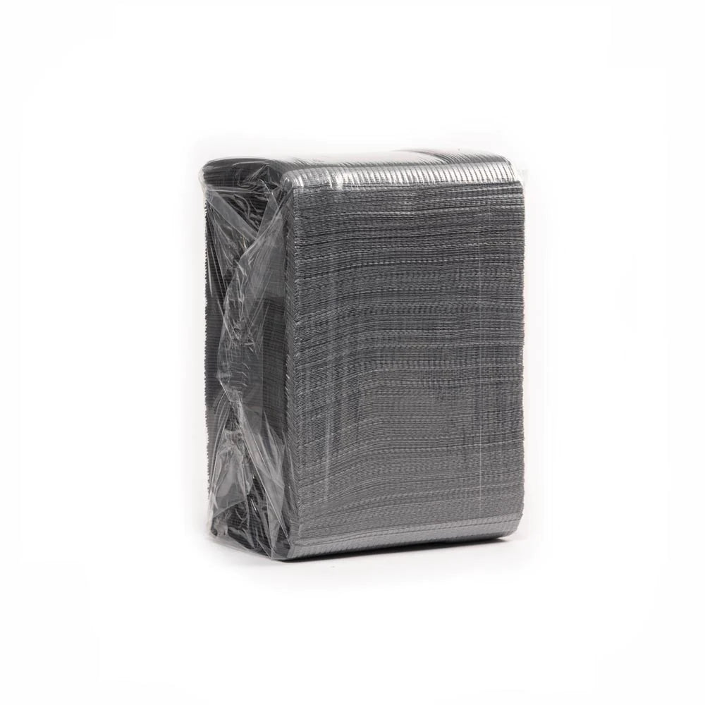Saferly Medical Black Dental Bibs - 13x18 - case of 500 or Pack of 125
